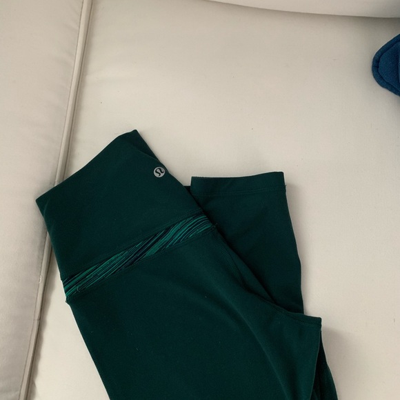 Lululemon Align pant Deep Green / Cyber Jungle - Picture 7 of 9